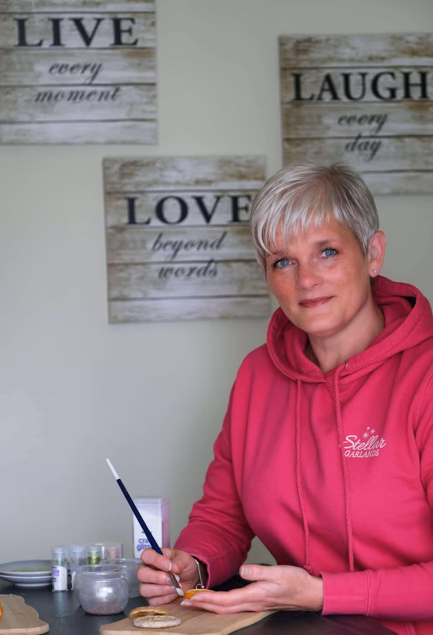 Stella – founder of Stella Garlands